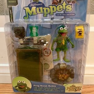 Green Kermit the Frog Action Figure Playset